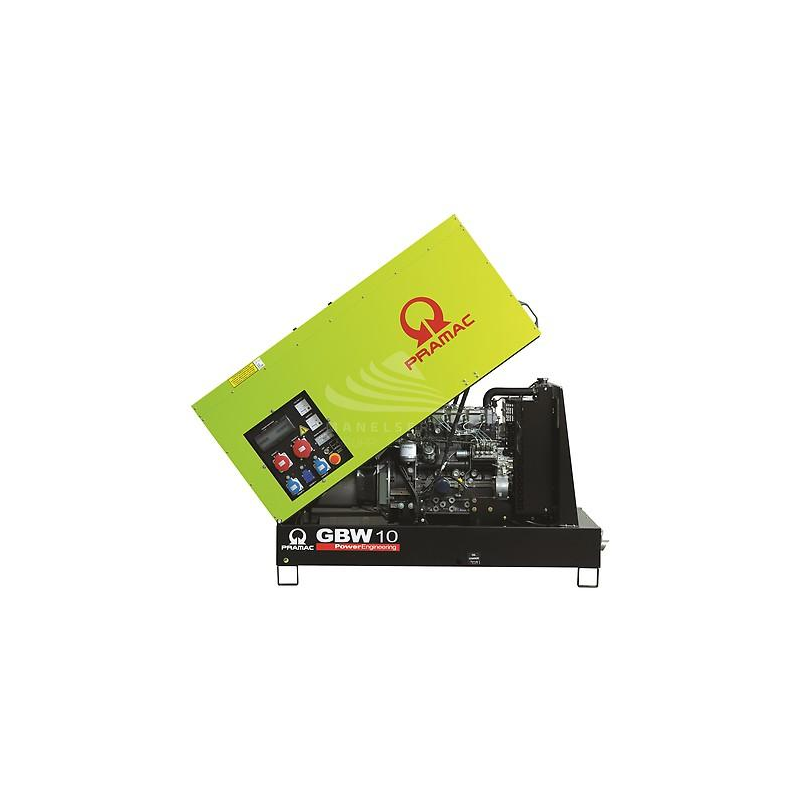 PRAMAC GBW10Y Generator Set Three-phase 7.4KW MCP Enclosure and manual control panel PRAMAC GBW10Y Generator Set Three-phase 7.4KW MCP Enclosure and manual control panel