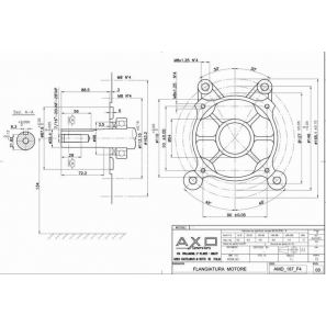 AXO AMDE 187F4 Disegno tecnico albero