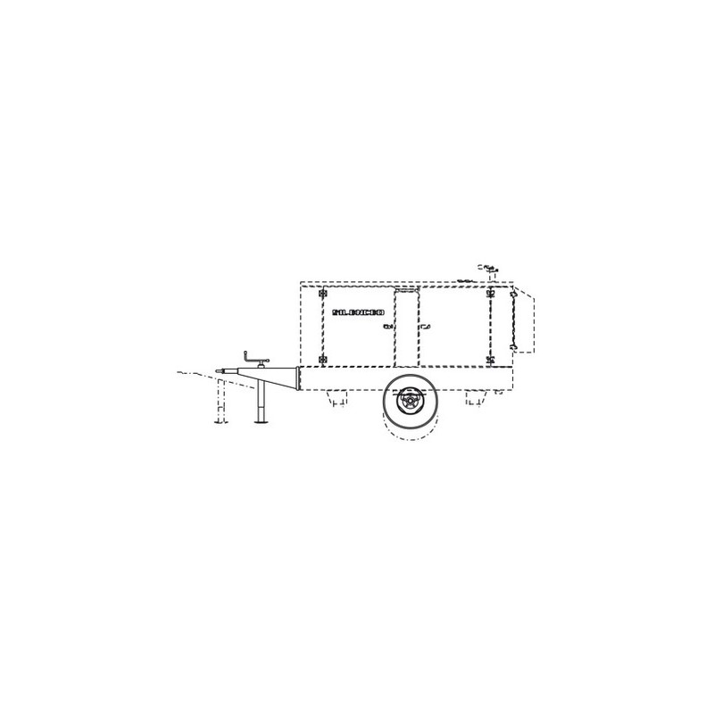 MOSA CARRELLO TRAINO LENTO AD ALTEZZA REGOLABILE CTL 45