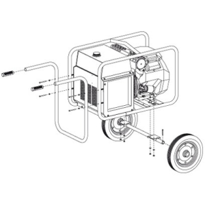 MOSA CARRELLO TRAINO MANUALE CTM 10