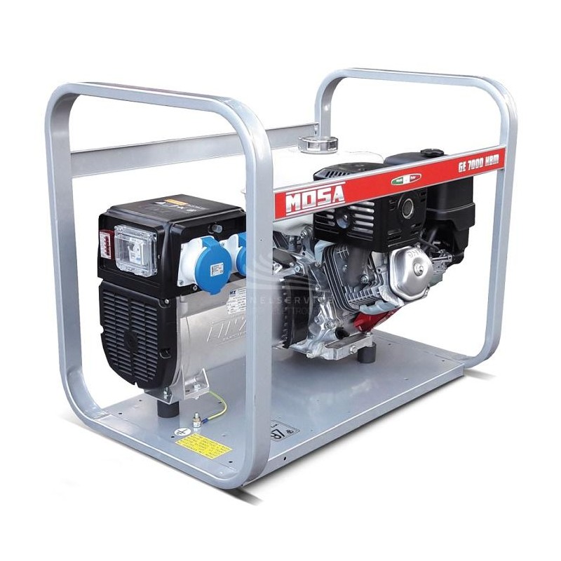 MOSA GE 7000 HBM - Portable and compact generator with single-phase power 5 KW