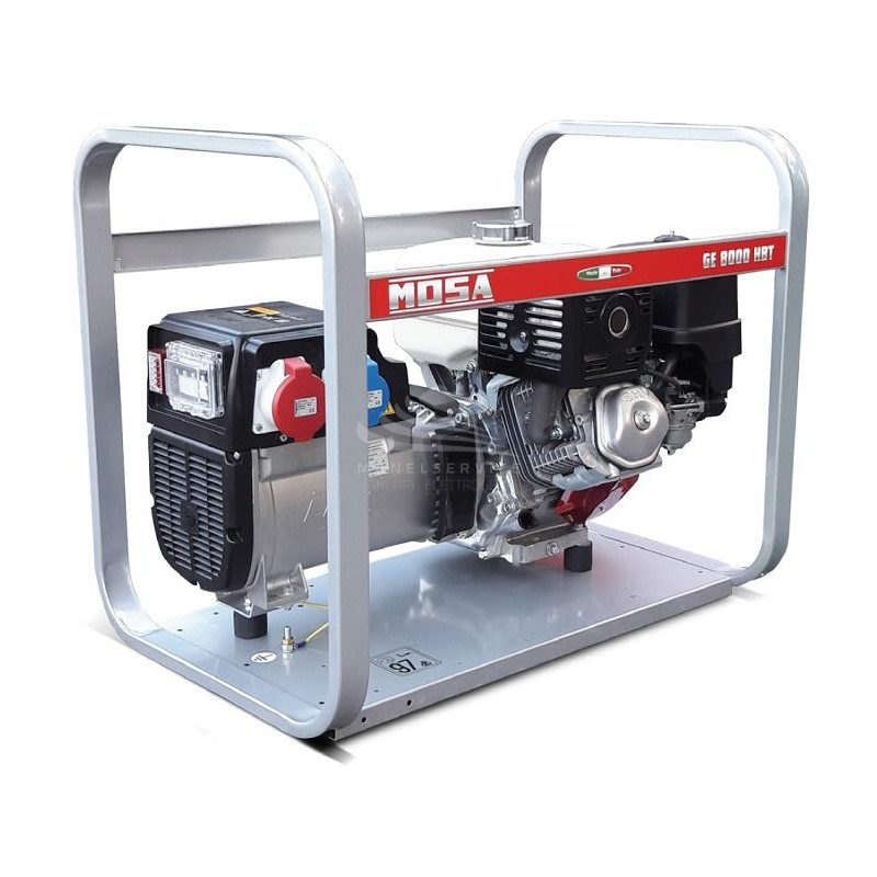 MOSA GE 8000 HBT - Portable and compact generator with three-phase power 5.6 KW