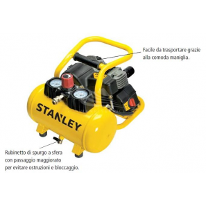 Mini-Compresseur électrique portatif Stanley DN 200/10/5 moteur 1.5 HP - 5 L