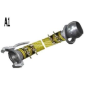 IDROFOGLIA TUBO 4 METRI IN PVC DIAMETRO 2 1/2'' TIPO A1