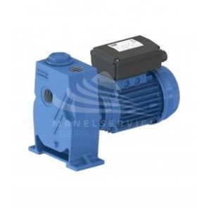 Self-priming monoblock pump for dirty water and not abrasive