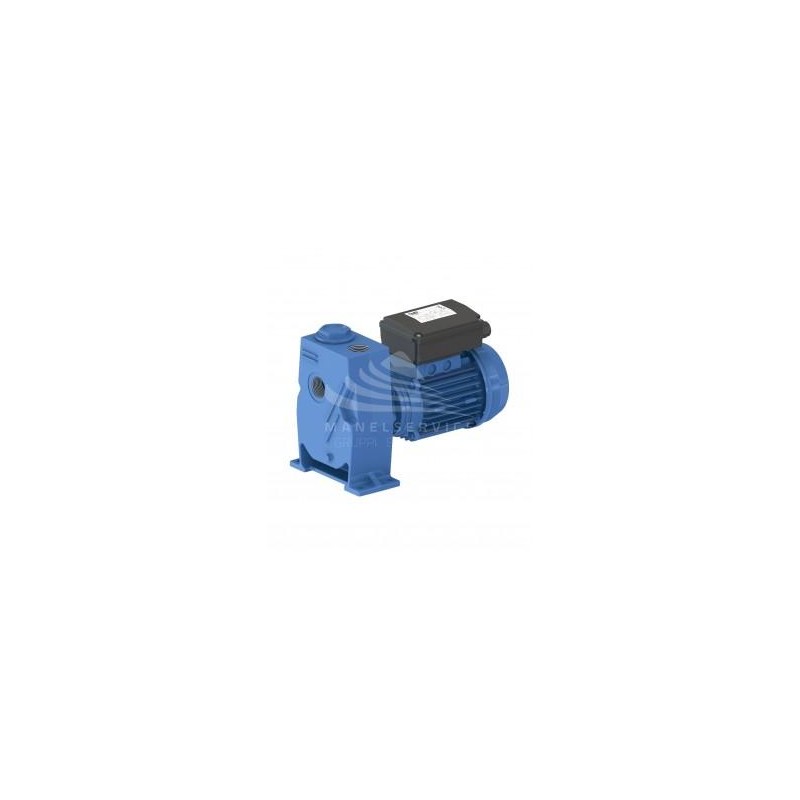 Self-priming pump for dirty water and not abrasive