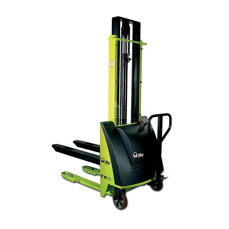 PRAMAC TX10/16 - Semi-electric stacker with a normal free lifting of 1510 mm