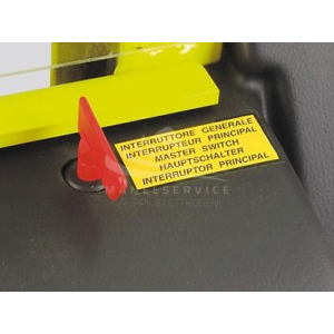 PRAMAC TX12/29 - The start key performs a function of switches on/off and emergency control