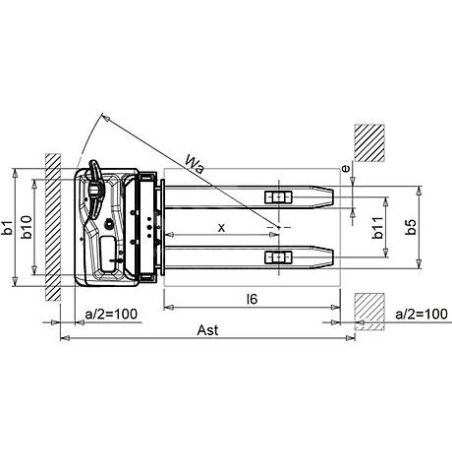 PRAMAC LIFTER ELECTRIC STACKER GX12/25 BASIC PRAMAC LIFTER ELECTRIC STACKER GX12/25 BASIC