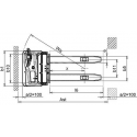 PRAMAC GX12/25 BASIC - Disegno tecnico con vista dall'alto