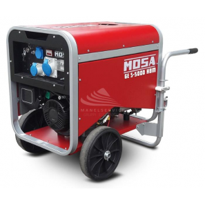 MOSA GE S-5000 HBM - Gruppo elettrogeno portatile e cofanato con potenza monofase da 3.6 KW