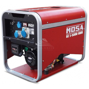 MOSA GE S-5000 BBM, AVR - Portable and covered generator with single-phase power 3.6 KW