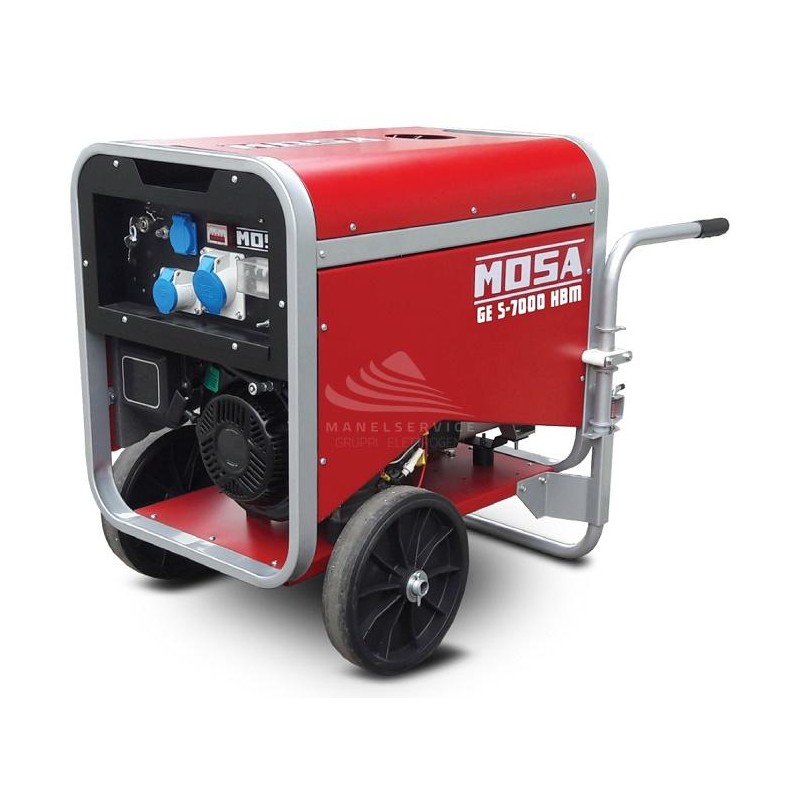 MOSA GE S-7000 HBM - Portable and covered generator with single-phase power 5 KW