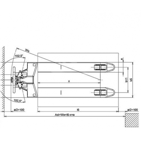 Transpallet PRAMAC Lifter GS25S4 1500x525 Transpallet PRAMAC Lifter GS25S4 1500x525