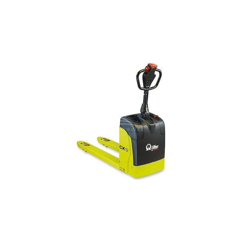 PRAMAC CX12 GEL - Electric pallet trucks for smooth surfaces and lorries, with a load capacity up to 1200 Kg with GEL battery