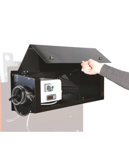 BM2 FORCED AIR SPACE HEATERS JUMBO - Rear electrical panel