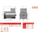 SINCRO THREE PHASE ALTERNATOR SK500