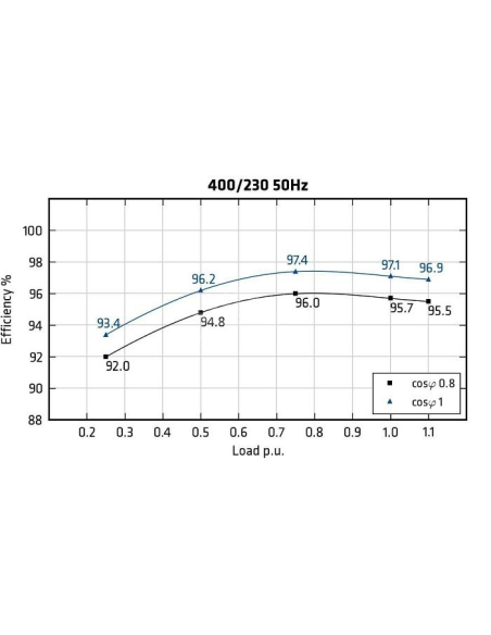 MECC ALTE ECO43-2M/4 - Efficiency