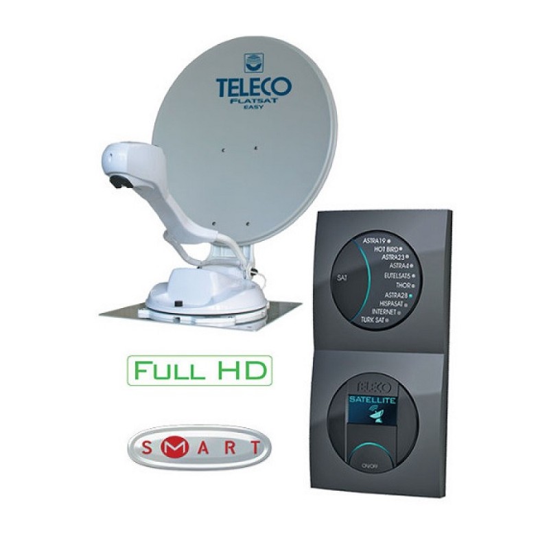 TELECO TELAIR Flatsat Skew Easy Smart 65 Antenna Satellitare Automatica 65 cm