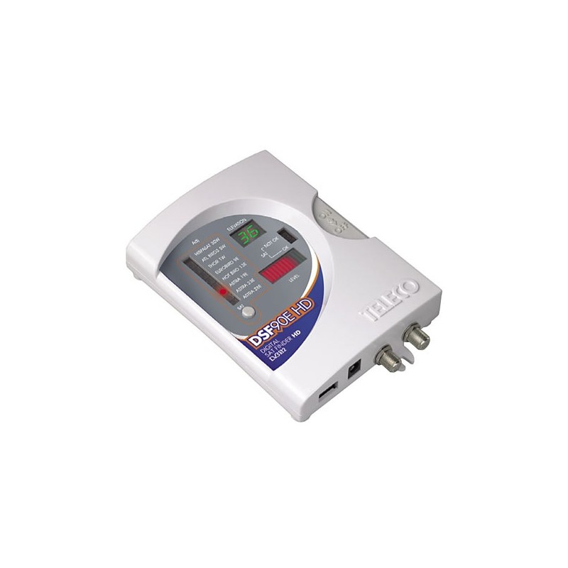 TELECO TELAIR DSF90E HD Puntatore di precisione per satelliti digitali DVB-S2 TELECO TELAIR DSF90E HD Puntatore di precisione per satelliti digitali DVB-S2