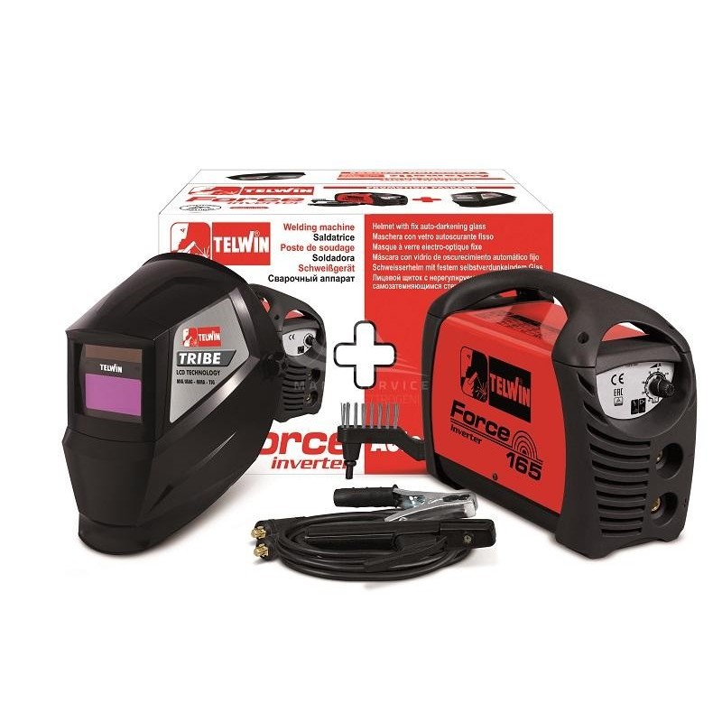 TELWIN FORCE 165 230V ACX + MASCHERA