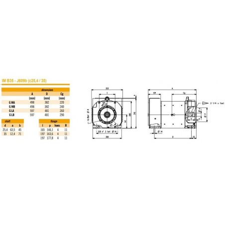 SINCRO GKR4 LA Single Phase Synchronous AC Alternator 16 kVA D-AVR