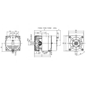 MECC ALTE S16W ALTERNATORE MONOFASE CONDENSATORE