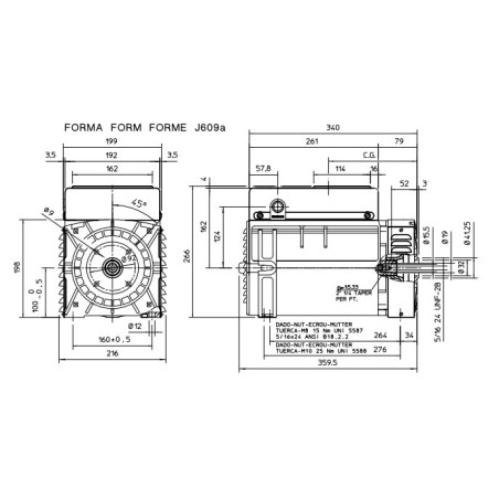 MECC ALTE S16F-150 ALTERNATORE MONOFASE 5.5 KVA CONDENSATORE MECC ALTE S16F-150 ALTERNATORE MONOFASE 5.5 KVA CONDENSATORE