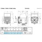 MECC ALTE S15W-102 ALTERNATORE MONOFASE 2.8 KVA CONDENSATORE