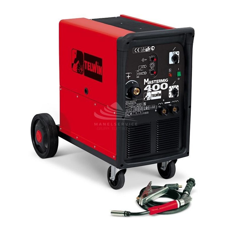 TELWIN MASTERMIG 400 230-400V MIG-MAG/FLUX/BRAZING welding machine.