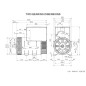 MECC ALTE ECO43-1S/4 ALTERNATORE TRIFASE 800 KVA AVR