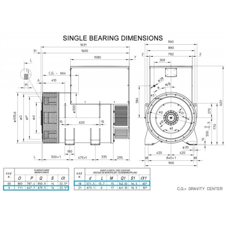 MECC ALTE ECO46-1S/4 THREE PHASE ALTERNATOR 1500 KVA AVR MECC ALTE ECO46-1S/4 THREE PHASE ALTERNATOR 1500 KVA AVR