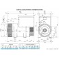 MECC ALTE ECO46-1L/4 THREE PHASE ALTERNATOR 2100 KVA AVR