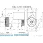 MECC ALTE ECO46-1.5L/4 THREE PHASE ALTERNATOR 2300 KVA AVR MECC ALTE ECO46-1.5L/4 THREE PHASE ALTERNATOR 2300 KVA AVR
