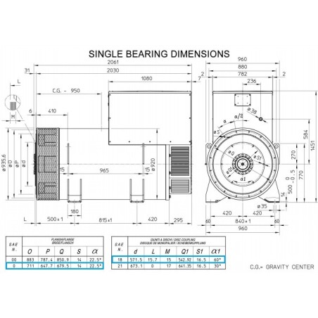 MECC ALTE ECO46-VL/4 ALTERNATORE TRIFASE 2800 KVA AVR MECC ALTE ECO46-VL/4 ALTERNATORE TRIFASE 2800 KVA AVR