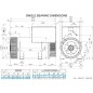 MECC ALTE ECO46-VL/4 THREE PHASE ALTERNATOR 2800 KVA AVR