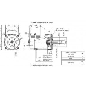 LINZ SPE10M F Alternatore Monofase 230V 3.5 kVA 50 Hz AVR