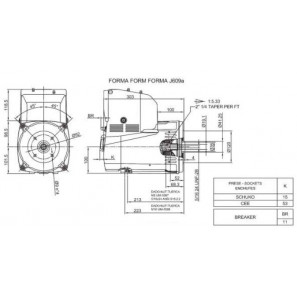 LINZ SPE10M G Alternatore Monofase 230V 4.5 kVA 50 Hz AVR