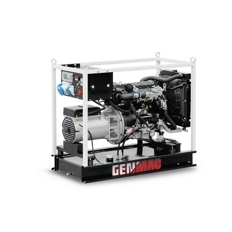 GENMAC Minicage RG8PEO Generating set 8.8 KVA 7.9 KW Open AVR