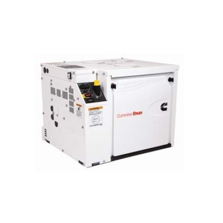 CUMMINS ONAN MDKBJ QUIET DIESEL MARINE  GENERATOR SET 6 KW AVR