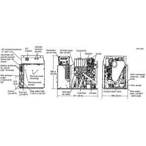 CUMMINS ONAN MDKBL GRUPPO ELETTROGENO MARINO 7 KW 50 Hz SUPERSILENZIATO