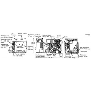 GRUPPO ELETTROGENO MARINO ONAN MDKDN 11 KW