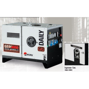 GENMAC Daily-GAS RG4700RS LPG Generating set 5.9 KVA 5.2 KW Silenced