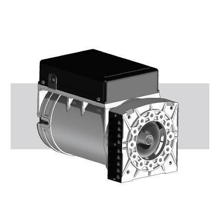 MECC ALTE ES20F-200 SINGLE PHASE ALTERNATOR 11 KVA AVR
