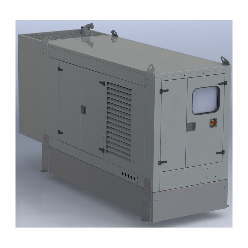 TESSARI SINGLE PHASE DIESEL GENERATOR 11 KVA 8.8 KW AUTOMATIC SWITCHBOARD