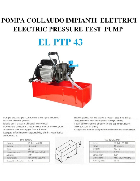 BINDA POMPA EL PTP 43