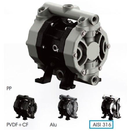 BINDA PHOENIX P50 Pompa Pneumatica AISI 316
