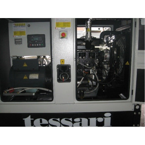 TESSARI ERLE EUW30 Silenced Generator WIth Manual Control Unit 33 KVA