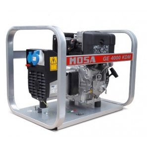 MOSA GE 4000 KDM - Gruppo elettrogeno portatile e compatto con potenza monofase da 3.3 KW