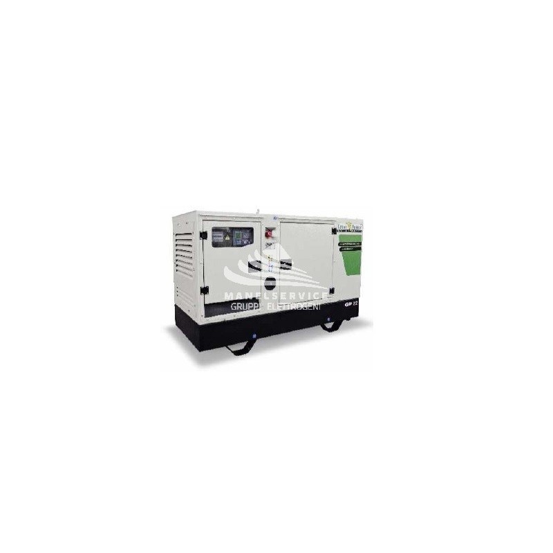 GREEN POWER GP33S B-N GRUPPO ELETTROGENO SILENZIATO 33 KVA AVR CENTRALINA AUTOMATICA